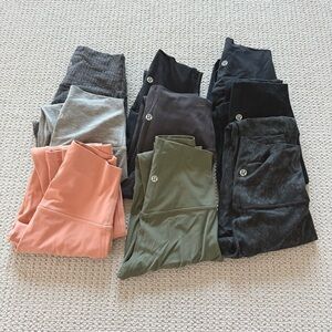 Lululemon Leggings bundle! 9 pairs!